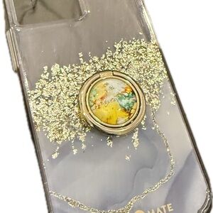 iPhone 13 Pro Max Casemate grey and gold glitter